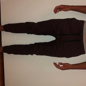 Burgundy joggers